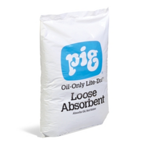 Absorbente suelto PIG® Lite-Dri® solo para aceite | Bolsa de 10 kg