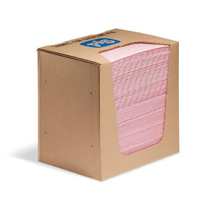 Tapete PIG® HazMat | 100 tapetes/caja dispensadora
