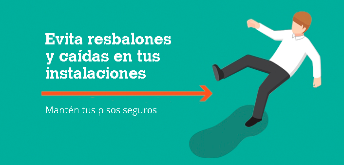 Cómo prevenir resbalones, tropiezos y caídas en su instalación