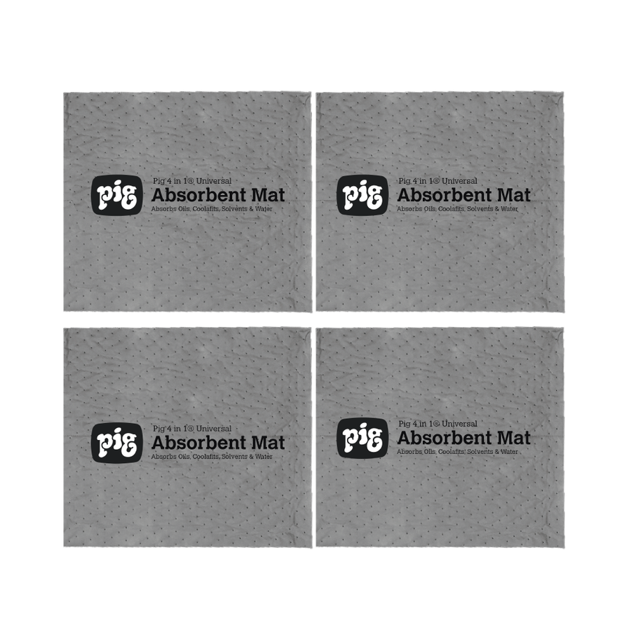 Tapetes absorbentes PIG® para charca sanitaria | Caja con 10 paquetes